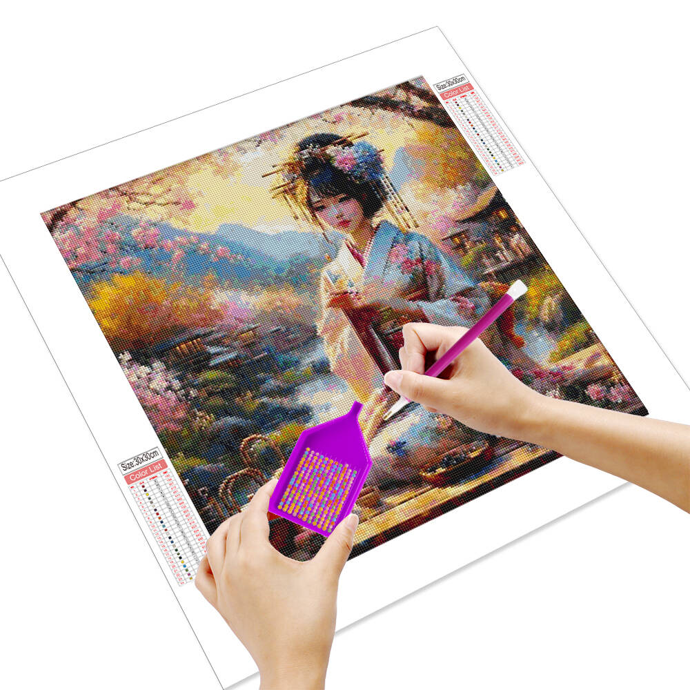 HUACAN Diamond Embroidery Sale - Photo Mosaic Print ulasan dan harga