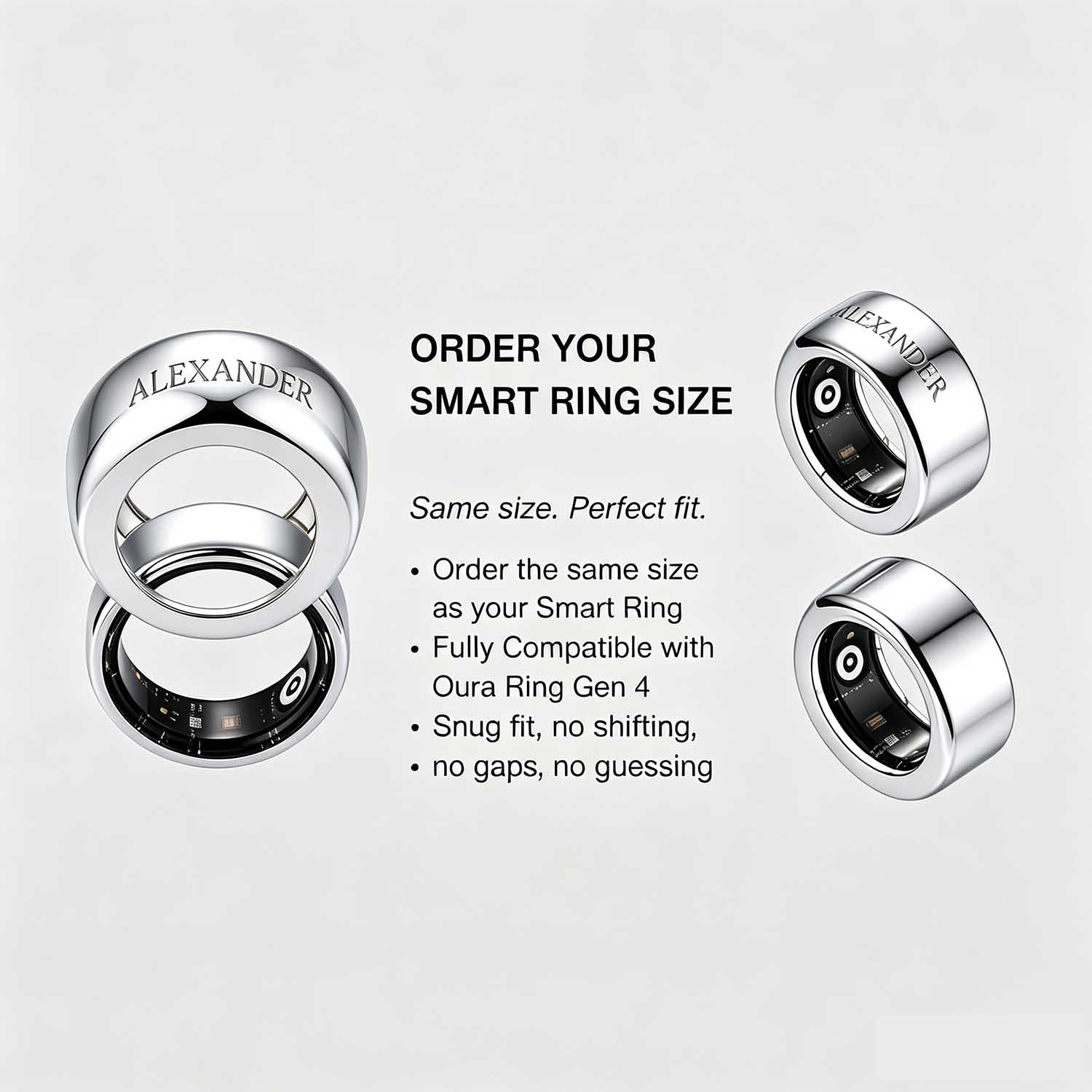 Qitian Custom Diamond Name Sma - Initial Ring Custom ulasan dan harga