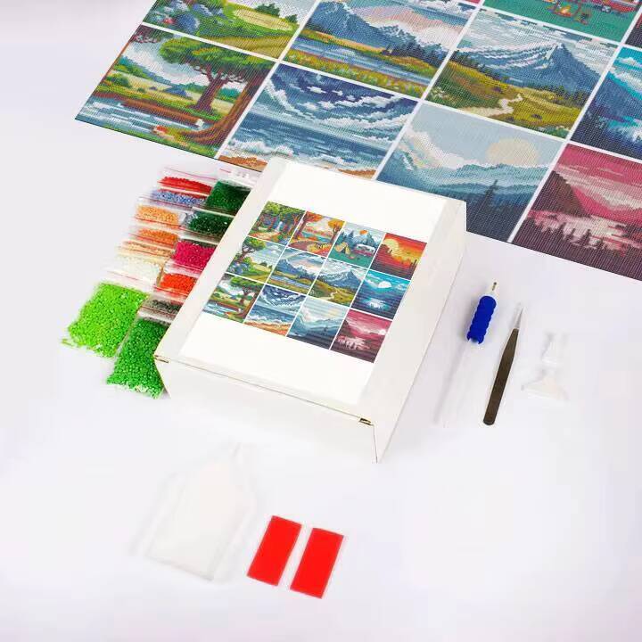 AZQSD 12pcs Diamond Painting S - Photo Mosaic Print ulasan dan harga