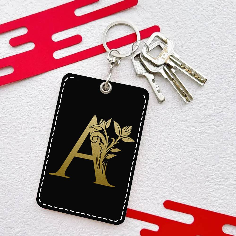 Letter Monogram Card Case Keyc - Monogram Keychain Leather ulasan dan harga