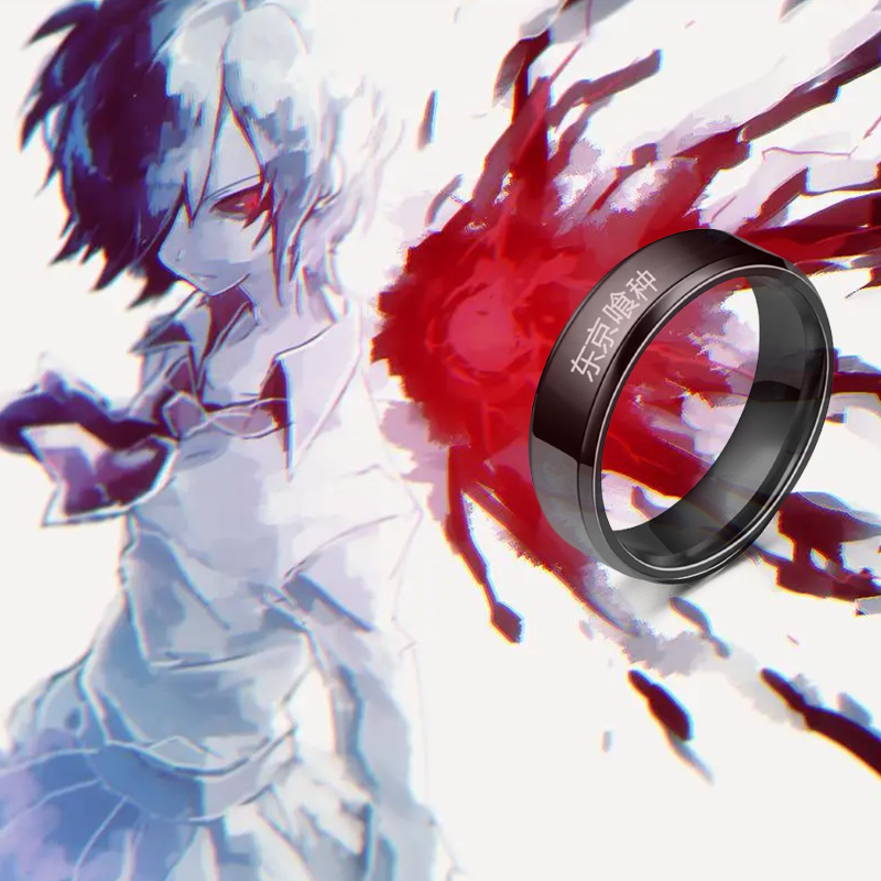 Anime Tokyo Ghoul Kinmu Kenyan - Initial Ring Custom ulasan dan harga