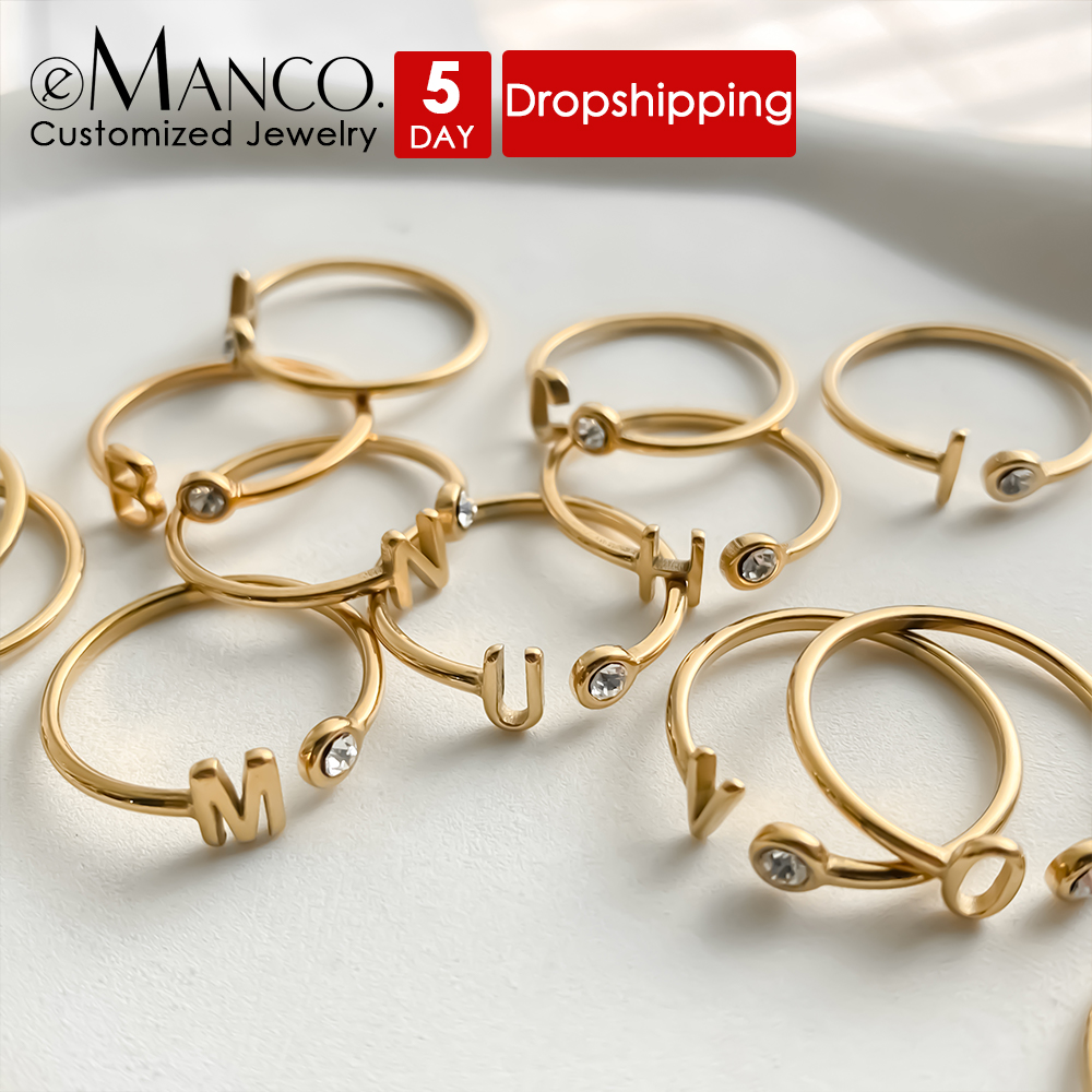EMANCO  Custom Open End Rings  - Initial Ring Custom ulasan dan harga