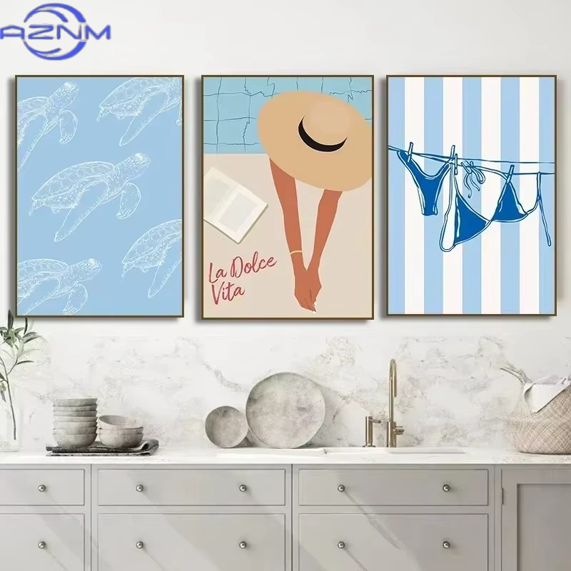 Seashells Meet Me At The Beach - Pet Portrait Custom ulasan dan harga